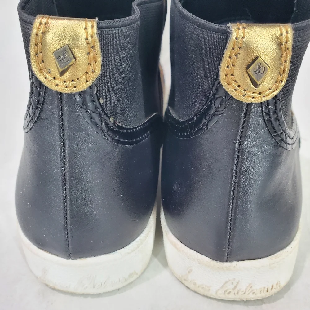 SAM EDELMAN MARGOT High Top Slip On Sneaker Shoe Dyed Real Cow Fur Leopard Print - Picture 8 of 14